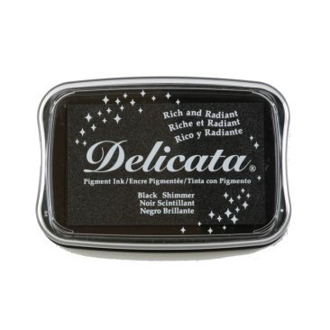 Delicata Ink Pad - Black Shimmer