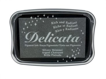 Delicata Ink Pad - Silvery Shimmer