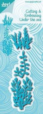 Joy Crafts Cutting and Embossing Stencil- Under the Sea Koraal