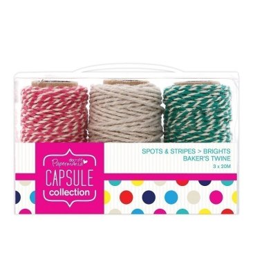 *SALE* Papermania Capsule Spots and Stripes Bakers Twine Was £5.99 Now £2.99