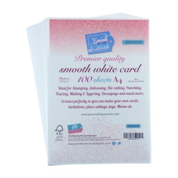 Sweet Dixie Premier Quality Smooth White Card 100 sheets