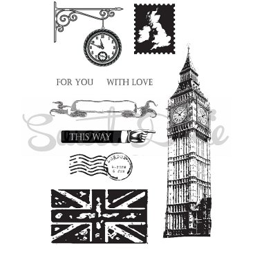 Sweet Dixie Clear Stamp Set - London this Way