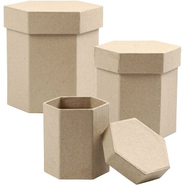 Creativ Set of 3 - Hexagonal Nesting Boxes