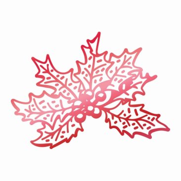 Couture Creations Hotfoil Stamp- Christmas Holly