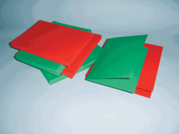 Craft UK 6" x 6" 225gsm Cards and Envelopes - Red and Green (50pk)
