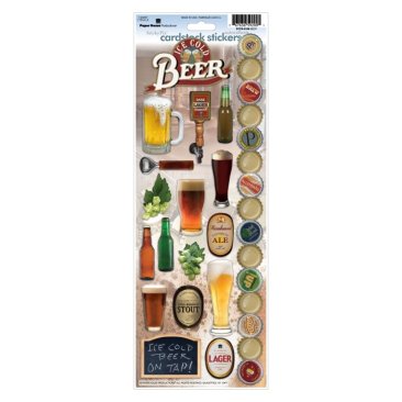 Paper House Productions Cardstock stickers - Beer