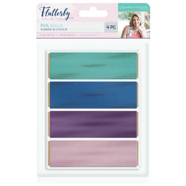 *SALE* Sara Signature Collection Flutterby Foil Rolls - Summer in Colour  Was £5.99  Now £3.99