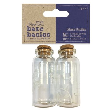 Bare Basics Glass Bottles (2pcs) - Butterflies - Bare Basics