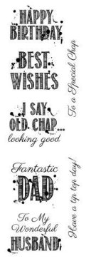 Woodware Clear Stamp - Old Chap