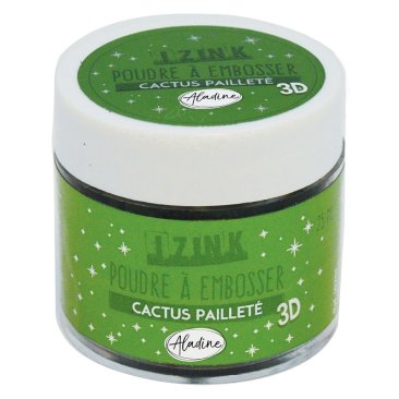 Aladine Embossing Powder  - Cactus Pailette