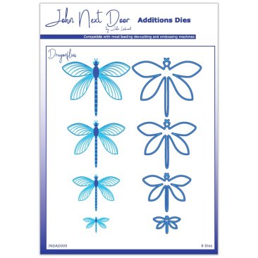 John Next Door Additions Dies - Dragonflies (8pcs)