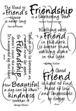 Card-io Sentiments Clear Stamps - Friends