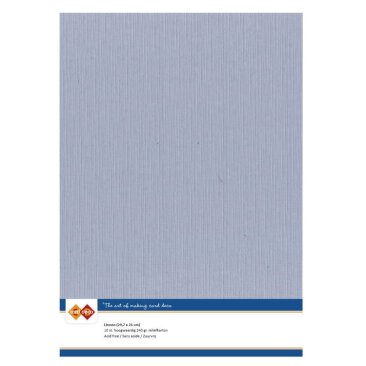 Linen Board A4 Card - Old Blue