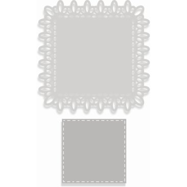 Sweet Dixie Die - Lace Square Layered Nesting Frame
