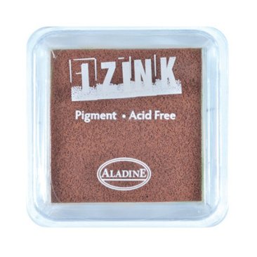 Izink Pigment Ink Pad - 5cm x 5cm Brown