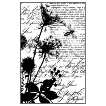 Stamperia Natural Rubber Stamp Texture Bees