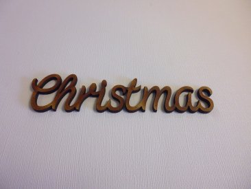 Daisy Jewels and Craft Wooden Sentiment - Christmas