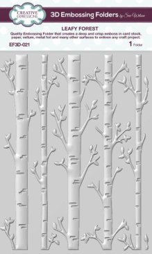 Creative Expressions 3D Embossing Folder - Leafy Forest