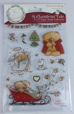 *SALE* Forever Friends A Christmas Tale 5x7 clear stamp set -Christmas Bells. WAS £6.95, NOW £2.49