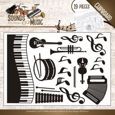 Amy Design Chipboard Sounds of Music