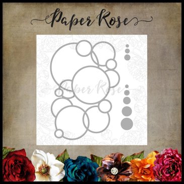 Paper Rose Die set - Circles