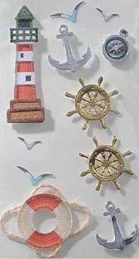Art-Work Handmade 3D Stickers Sea