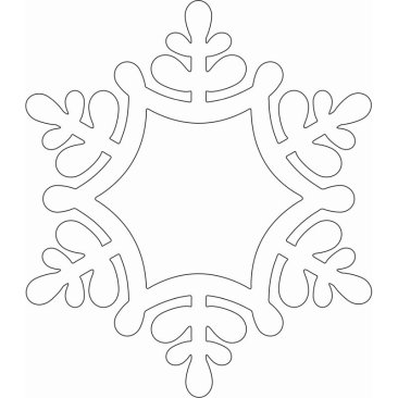 Card-io MajeMask Stencil -Simply Snowflakes