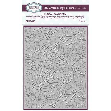 Creative Expressions 3D Embossing Folder - Floral Daydream