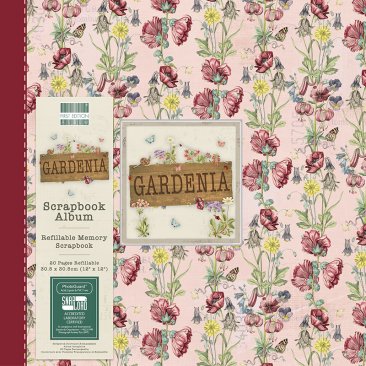 First Edition 12 X 12 Scrapbook Album - Gardenia Flowers
