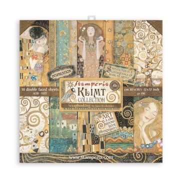 Stamperia Klimt 12x12 inch Paper Pack