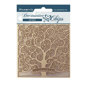 Stamperia Decorative Chips - Klimt The Tree of Life