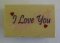 *SALE* Design Objectives Wooden Stamp - I Love You