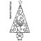 *SALE* Woodware Clear Stamp - Holly Tree  Was £5.99  Now £2.99