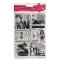 Papermania 5"x7" Urban Stamp Set - Bookprint Around The World 1