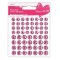 Papermania Shimmer Dome Stickers -Pink