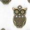Woodware Steampunk Style Owl Embellishments (Pk 5)