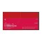 Papermania  Square Cards and Envelopes - Red & Green- Textured - 50PK
