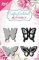 Joy Craft - Clear stamp and Cutting Stencil - Butterfly