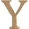 MDF Letter Y   Height: 8 cm