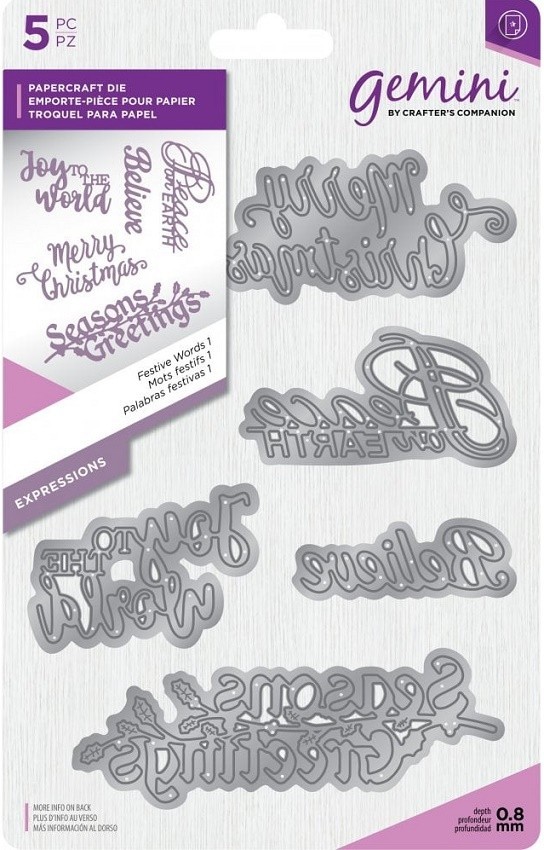 Graftoncrafts > Christmas Dies > *SALE* Gemini Die Expressions Pack
