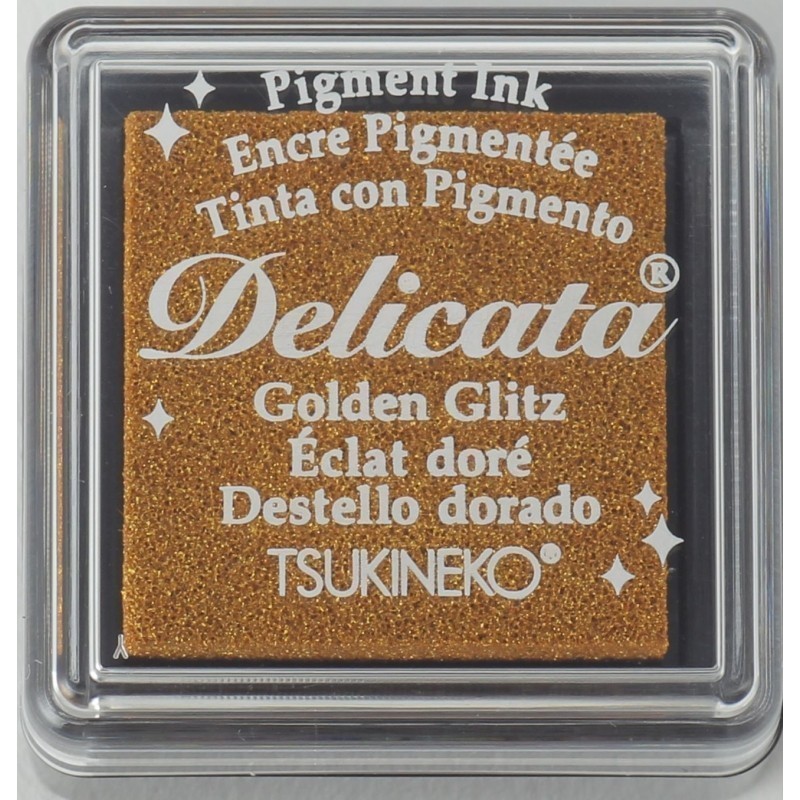 Graftoncrafts > Delicata Ink Pads > Delicata Small Ink Pad Golden Glitz