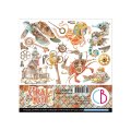 Ciao Bella Papers -6" x 6"Fussy Cut  Paper Pad Coral Reef