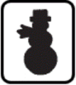 *SALE* Woodware Super Lever Punch 2"- Snowman
