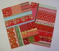 *SALE* Studiolight Background Paper A4 Two Sheet Pack - Xmas Red
