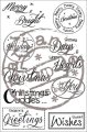 *SALE* Marianne Design Stamp - Stampfairy - Christmas Sentiments