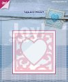 *SALE* Joy Crafts Cutting & Embossing  Stencil - Square with Heart