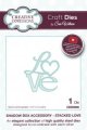 *SALE* Sue Wilson Die - Shadow Boxes Accessory - Stacked Love