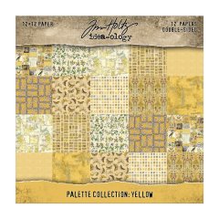 *NEW* Tim Holtz Idea-ology 12 x 12 Palette Collection Pad - Yellow