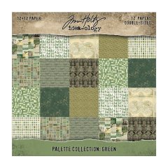 *NEW* Tim Holtz Idea-ology 12 x 12 Palette Collection Pad - Green