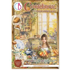 *NEW* Ciao Bella Junk  Journal Ephemera Book - Cookbook